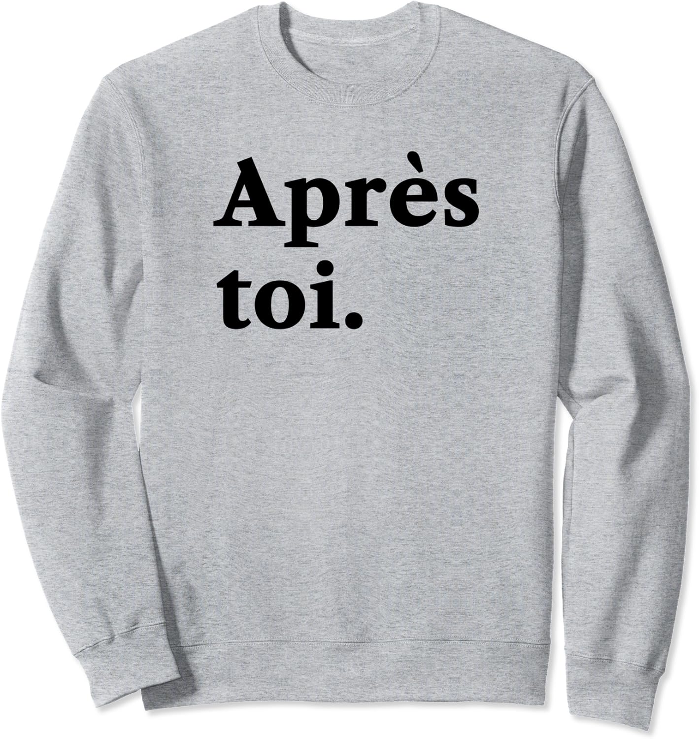 french slogan jumper